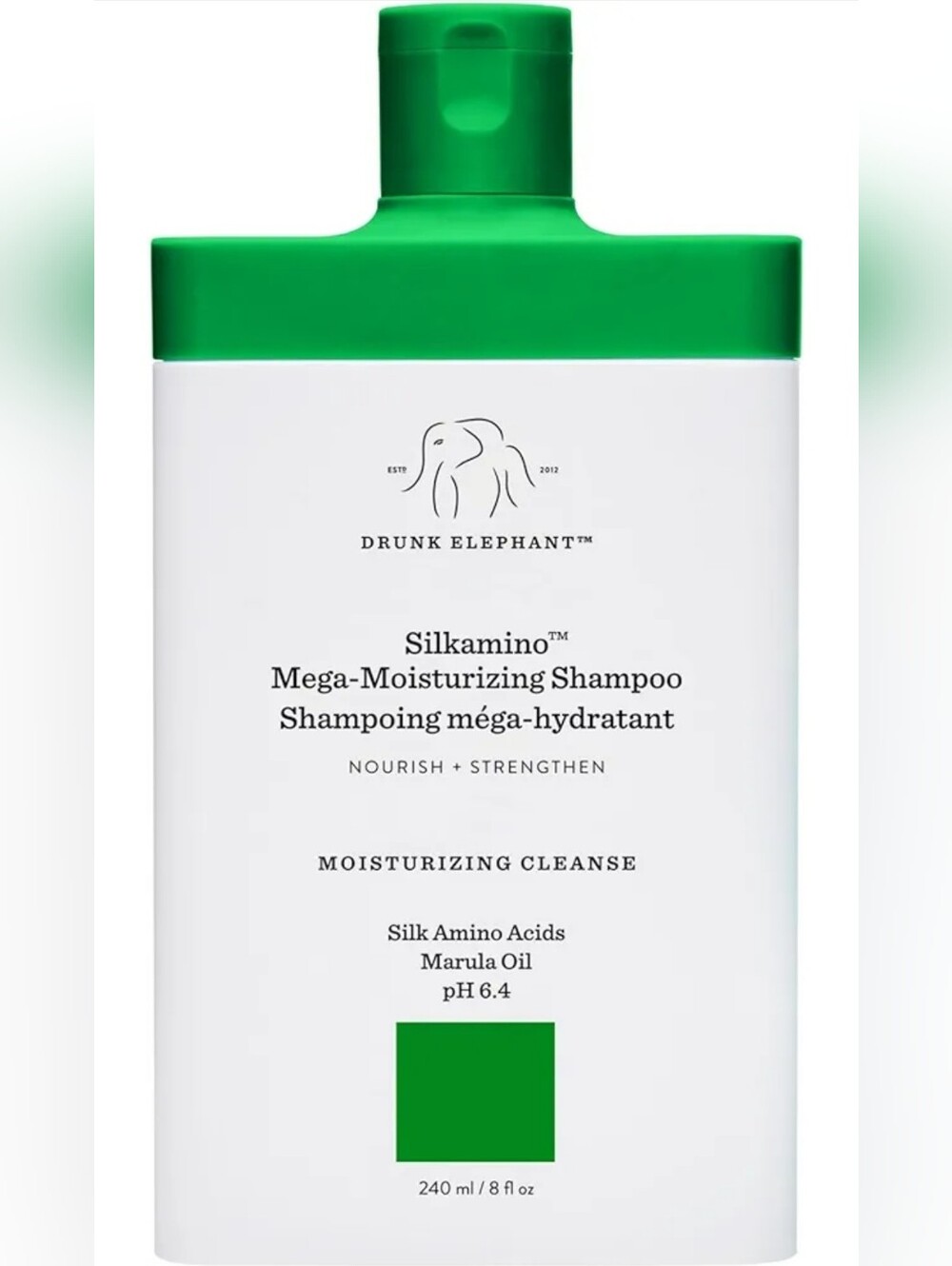 Drunk Elephant Silkamino Mega-Moisturizing Shampoo - pH 6.4. 8 fl oz. Never Used